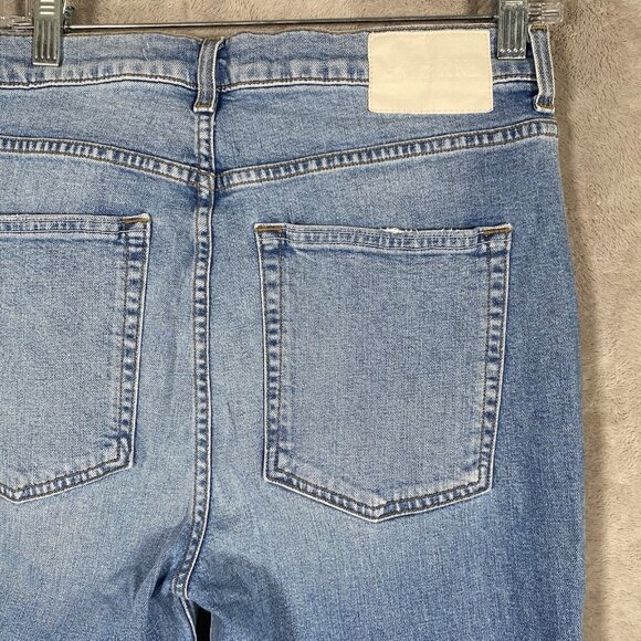 GRLFRND Denim Jeans Size 30 The Carine High Rise Stretch Flare Cojo Bay - Picture 8 of 16
